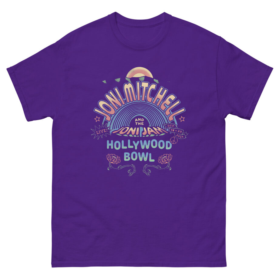 Joni Mitchell Joni Jam Rainbow Unisex classic tee