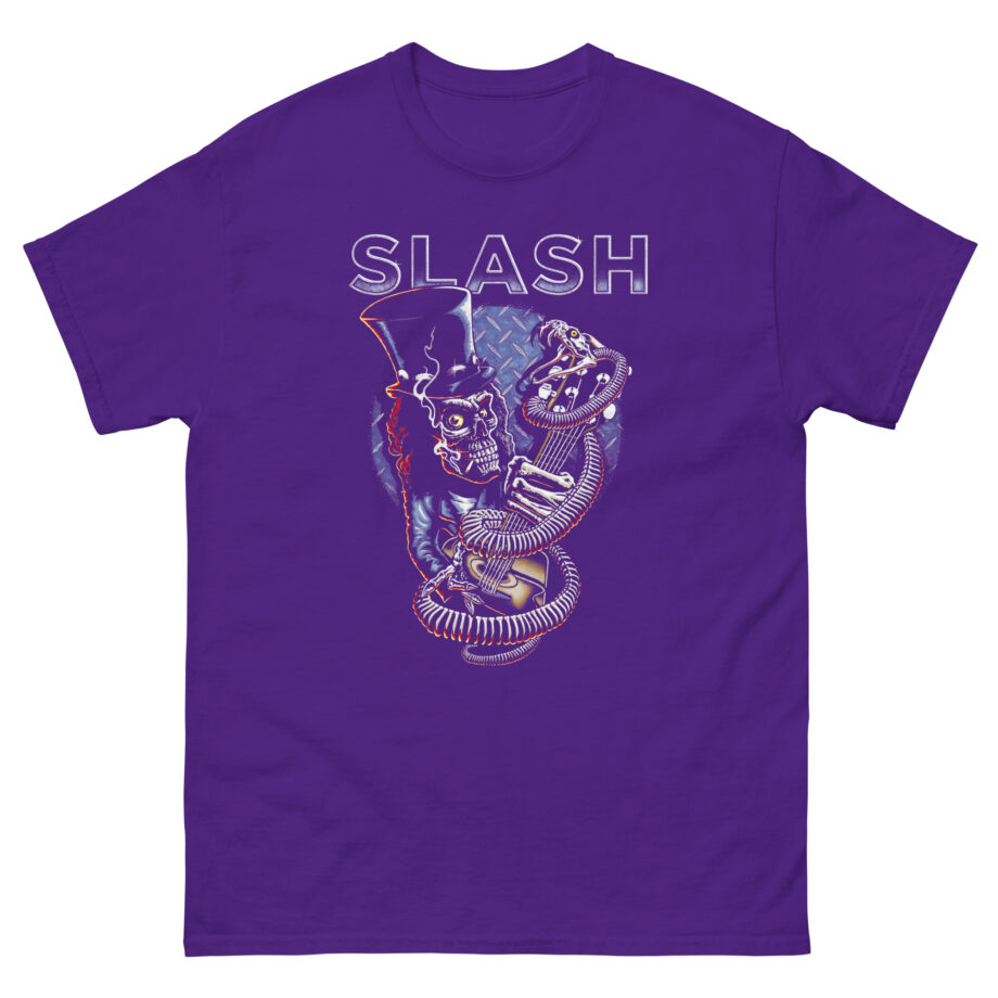 Slash Skull Guitar Snake Unisex classic tee