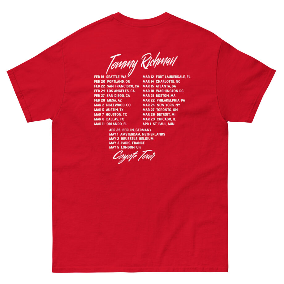 Tommy Richman Coyote Tour Unisex classic tee