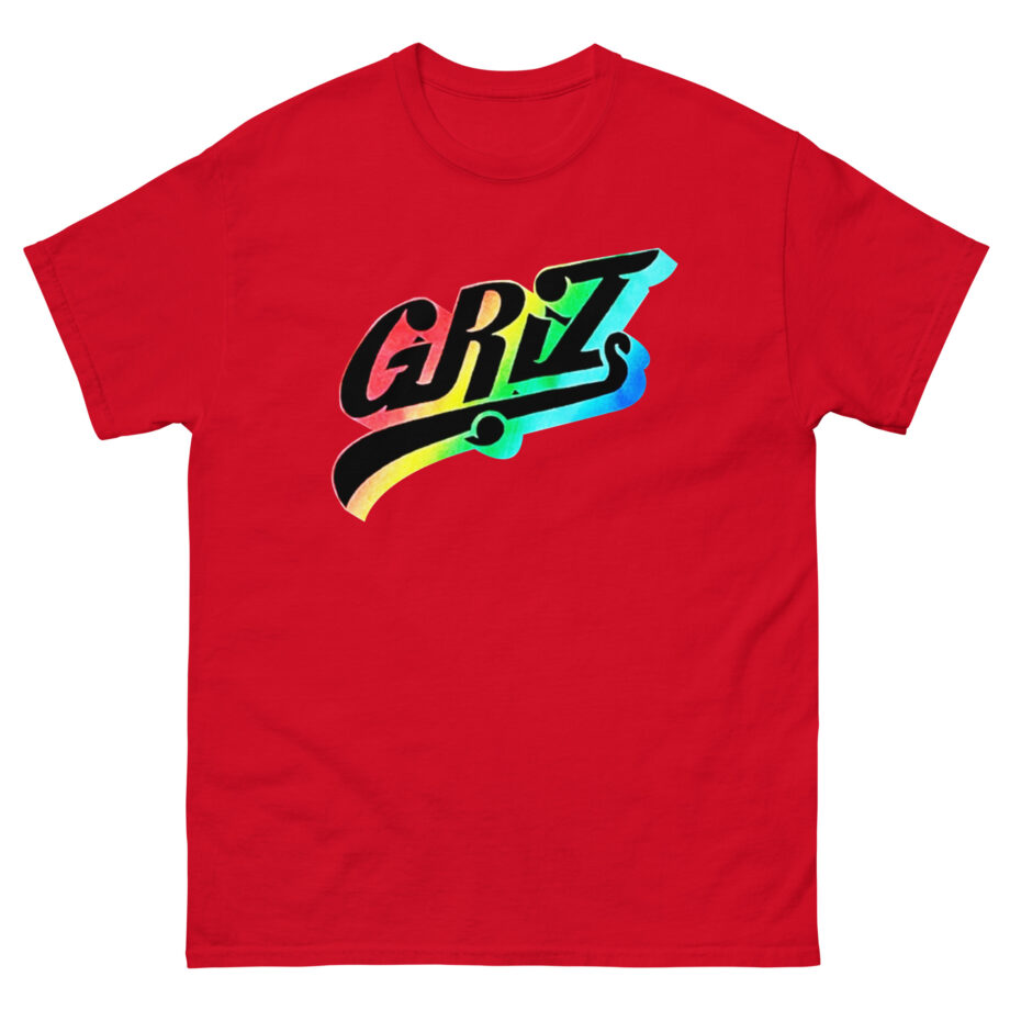 Griz Rainbow Swoop Logo Unisex classic tee