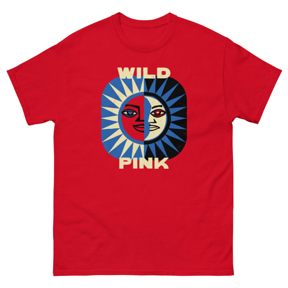Wild Pink Sun Moon Unisex classic tee