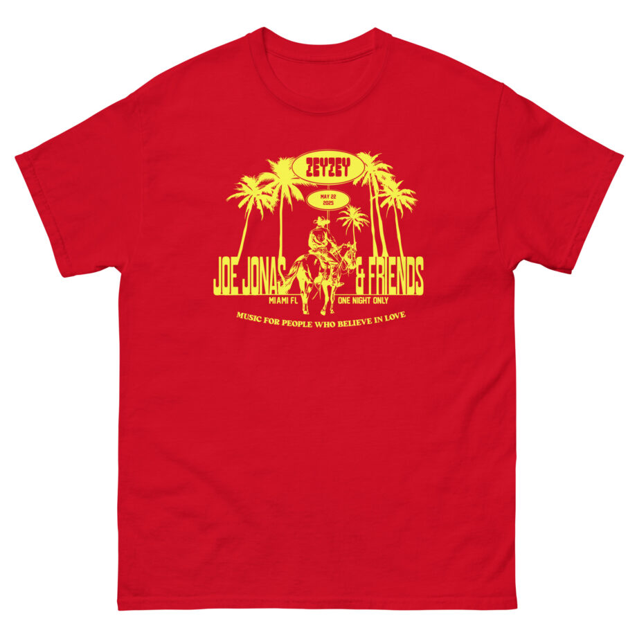 Joe Jonas Miami Unisex classic tee