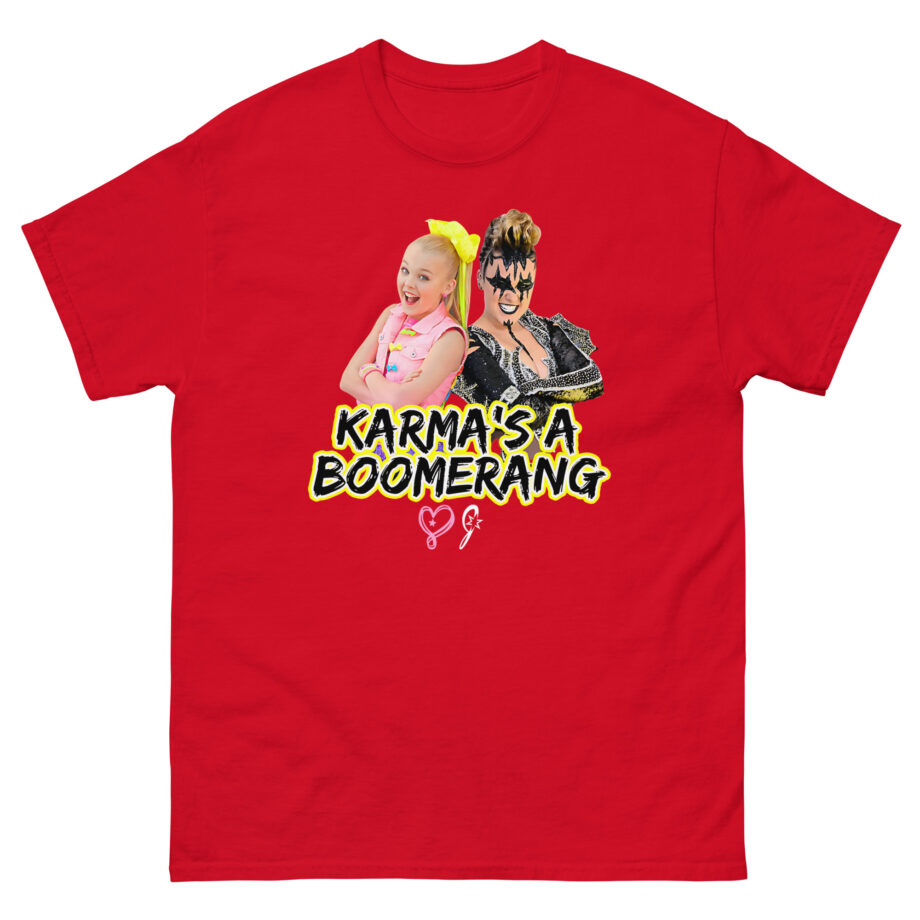 Jojo Siwa Karma's a Boomerang Unisex classic tee