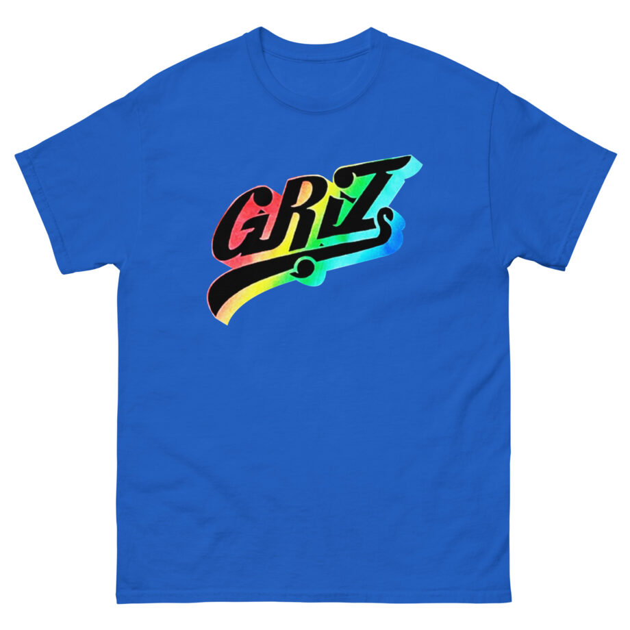 Griz Rainbow Swoop Logo Unisex classic tee