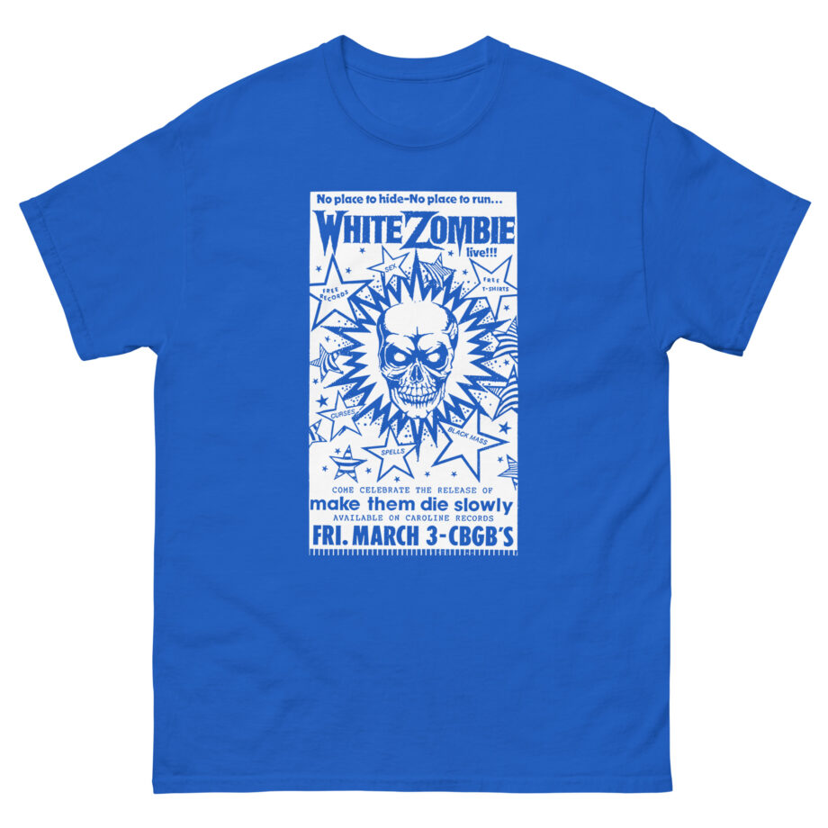 White Zombie Cbgb Poster Unisex classic tee