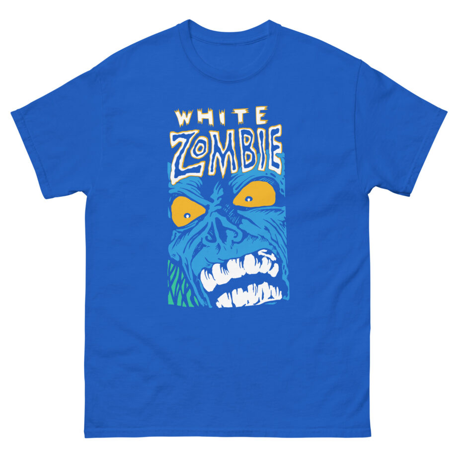 White Zombie Blue Monster Unisex classic tee