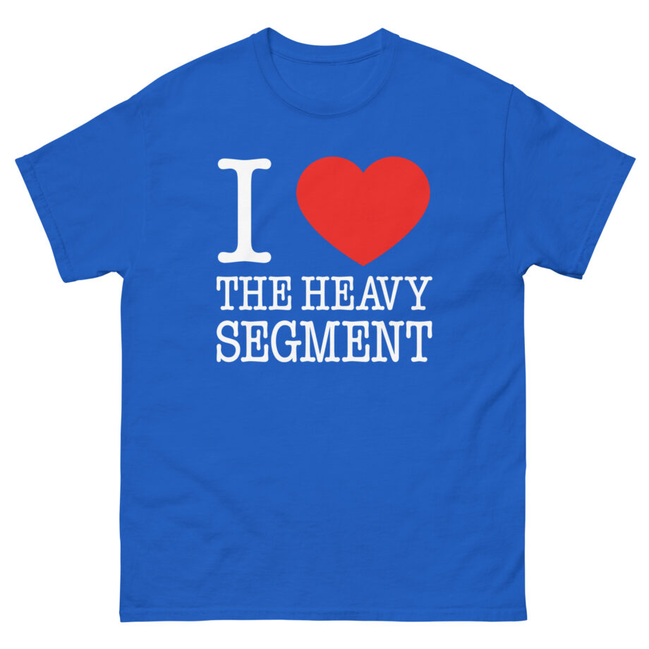 Ymh I Heart the Heavy Segment Unisex classic tee