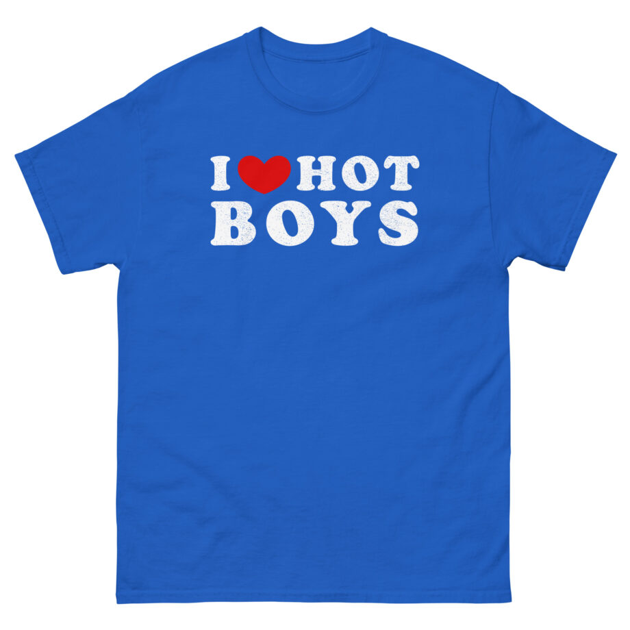 I Love Hot Boys Unisex classic tee