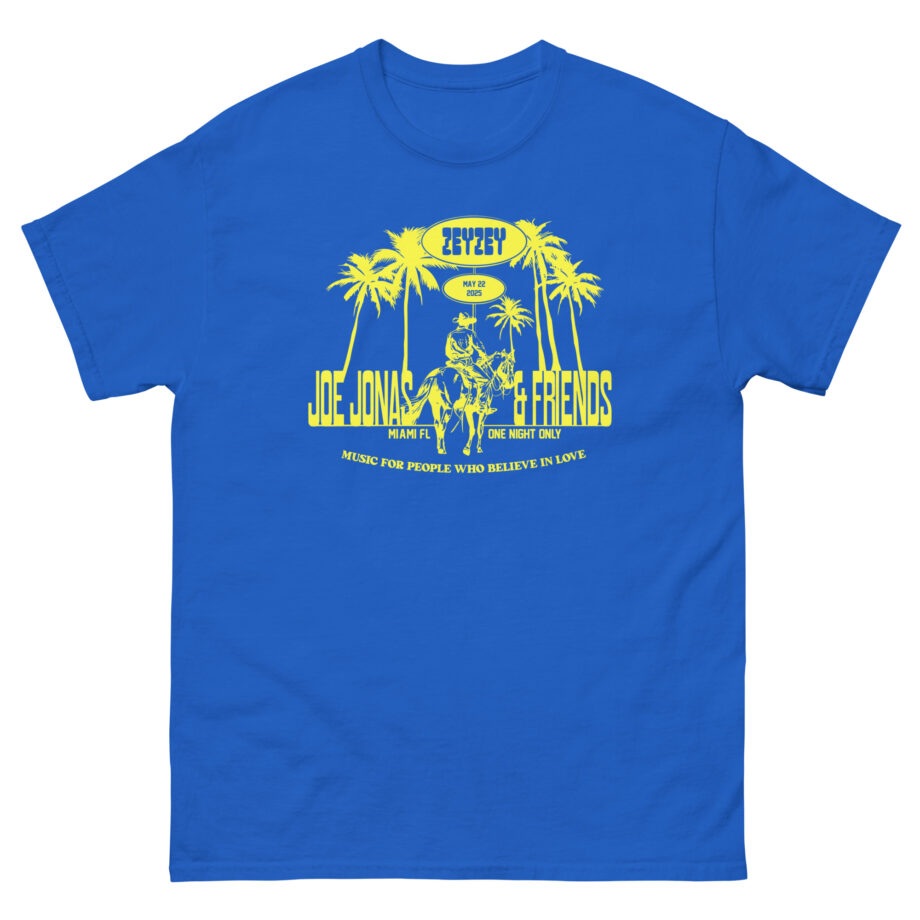 Joe Jonas Miami Unisex classic tee