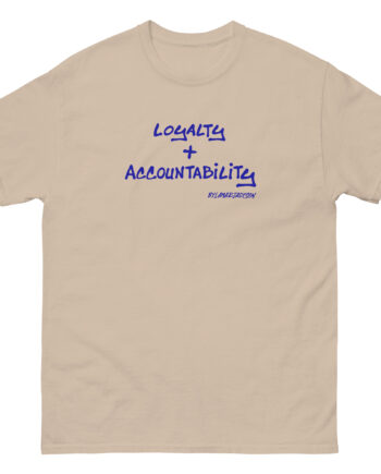 The Prodigy Loyalty + Accountability Unisex classic tee