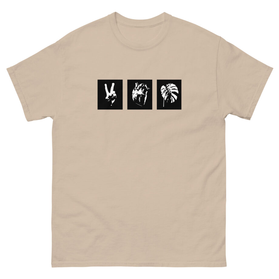 Mumbo Jumbo Peace, Love and Heavy Metal Unisex classic tee
