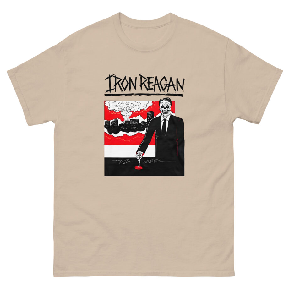 Iron Reagan Finger On The Button Unisex classic tee