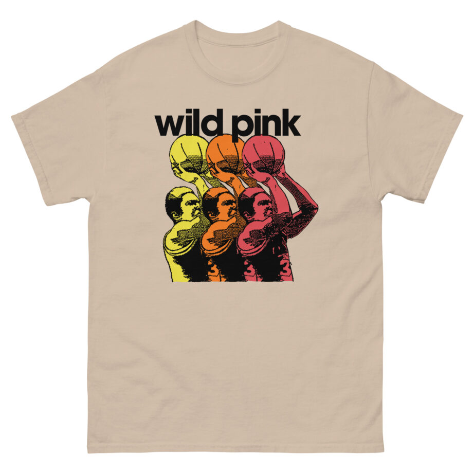 Wild Pink Basketball Unisex classic tee