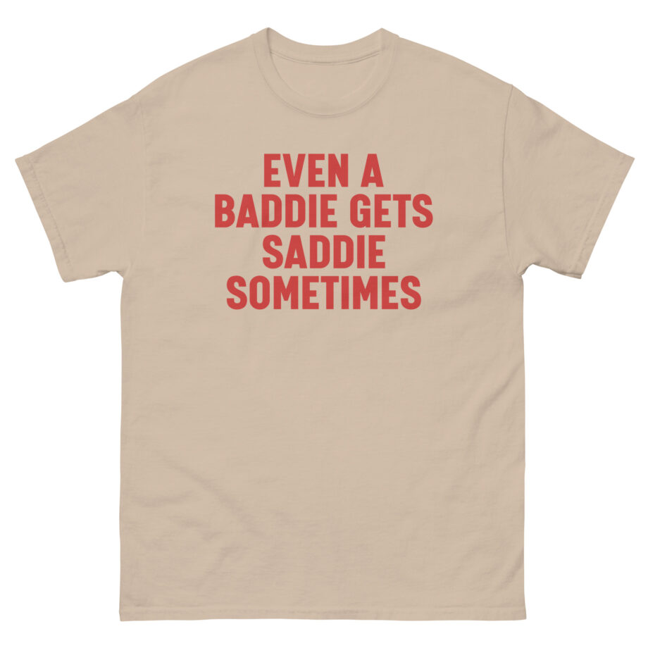 Joe Jonas Even Baddies Get Saddies Unisex classic tee