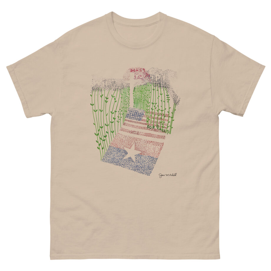 Joni Mitchell What Must You Pay for Peace Unisex classic tee