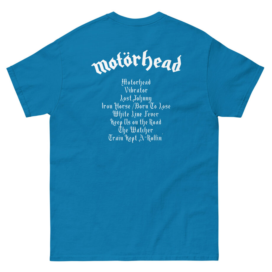 Lemmy Motörhead Tracklist Unisex classic tee