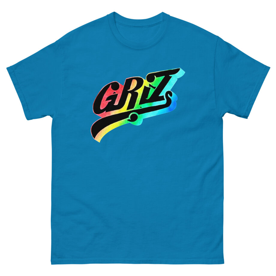 Griz Rainbow Swoop Logo Unisex classic tee