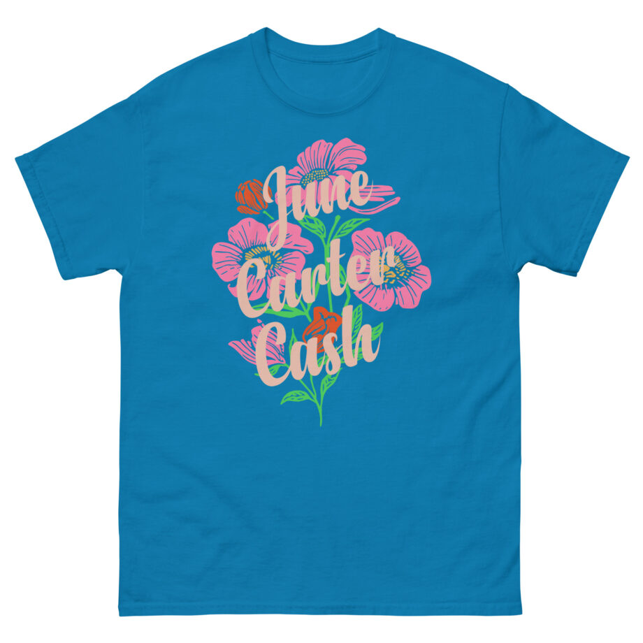 Johnny Cash June Carter Cash Flowers Unisex classic tee