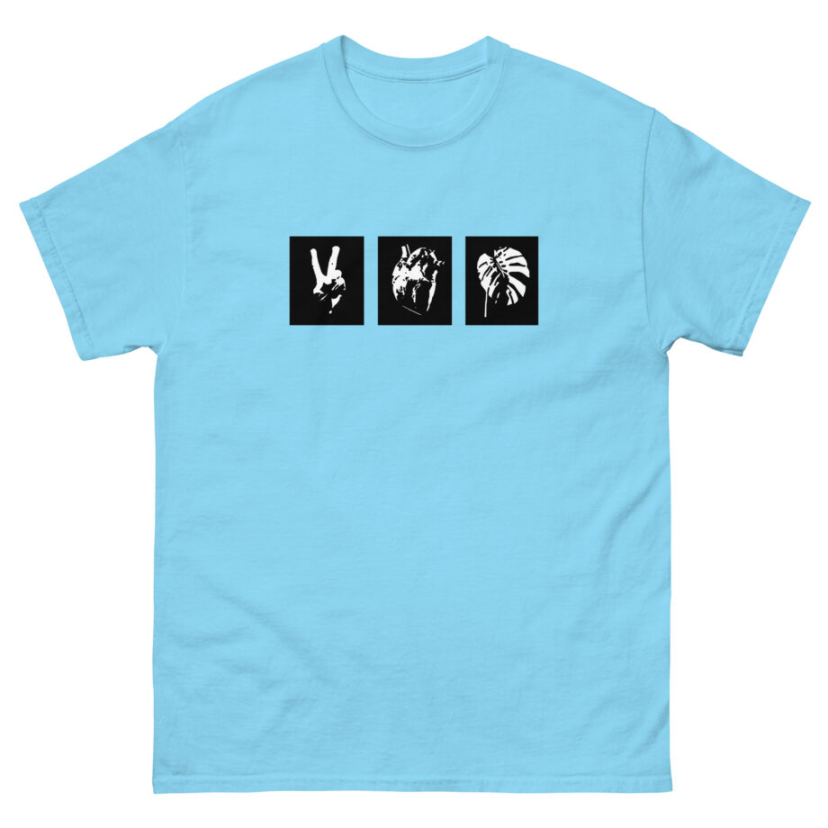 Mumbo Jumbo Peace, Love and Heavy Metal Unisex classic tee