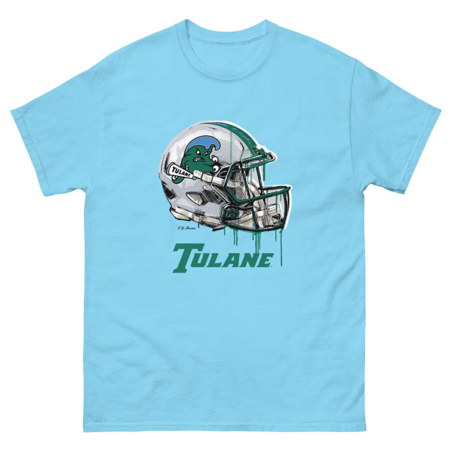 Tulane Football Helmet Unisex classic tee
