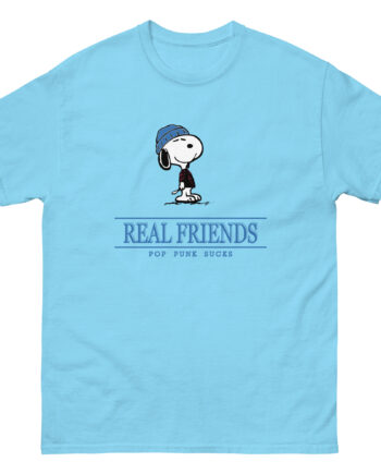 Real Friends Pup Punk Sucks Unisex classic tee