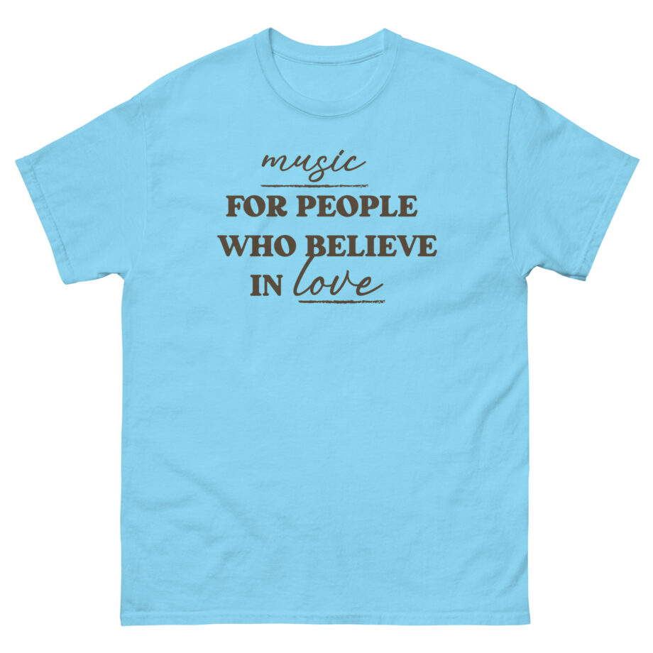 Joe Jonas Music for People Who Believe in Love Unisex classic tee