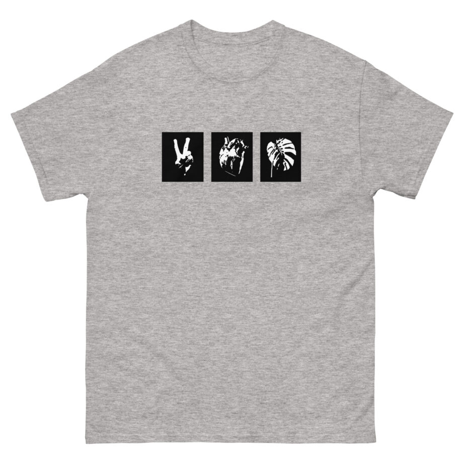 Mumbo Jumbo Peace, Love and Heavy Metal Unisex classic tee
