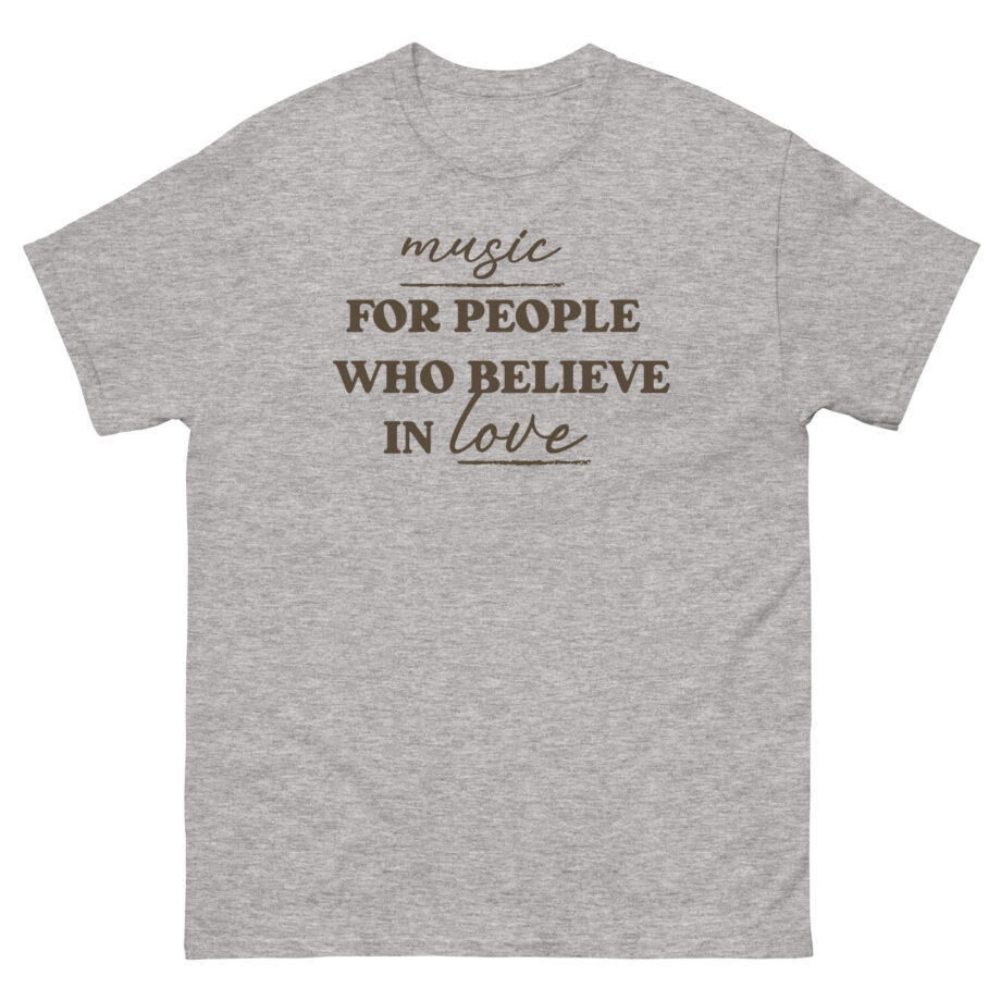 Joe Jonas Music for People Who Believe in Love Unisex classic tee