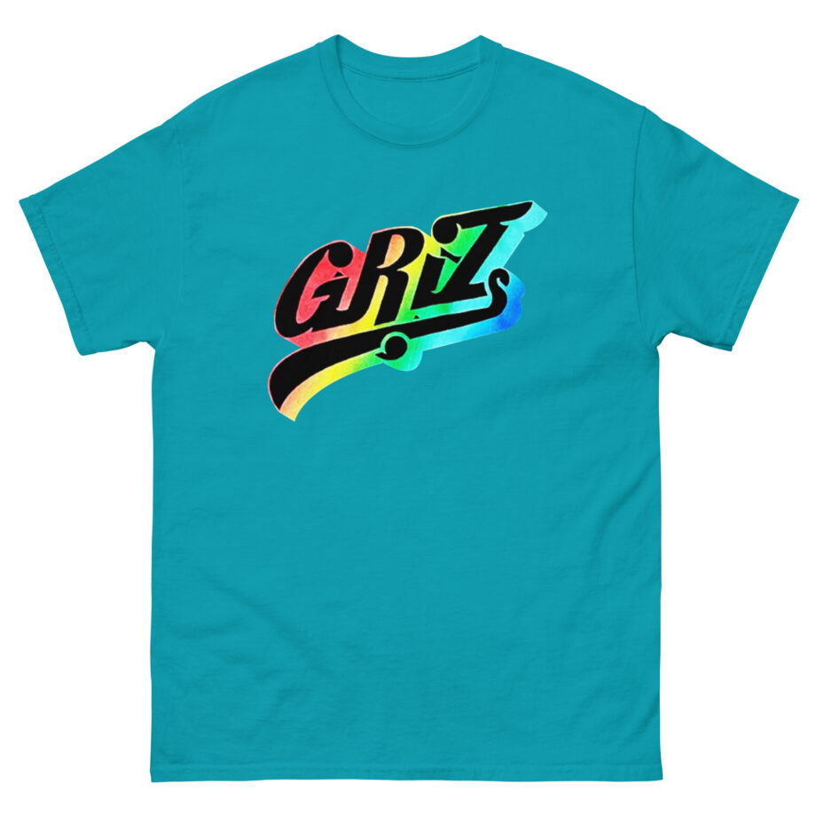 Griz Rainbow Swoop Logo Unisex classic tee