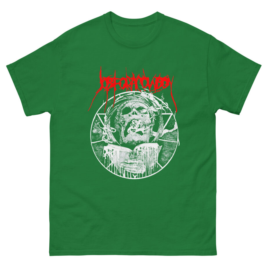 Job for a Cowboy Smoking Skull Unisex classic tee
