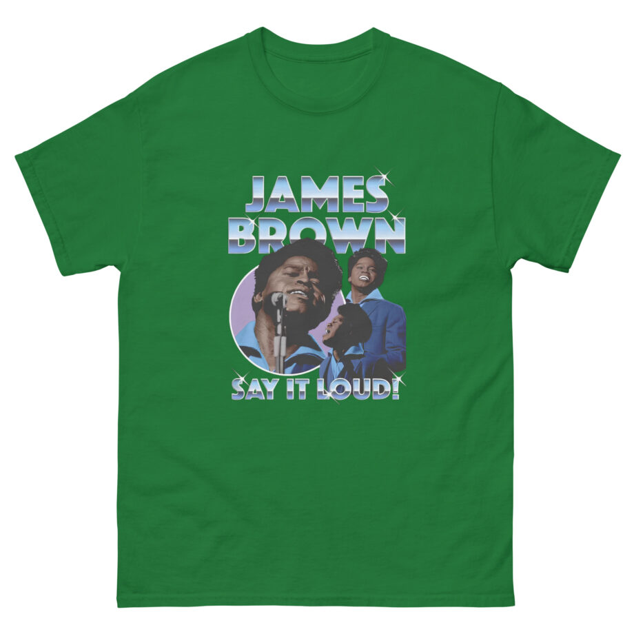 James Brown Say It Loud Chrome Unisex classic tee