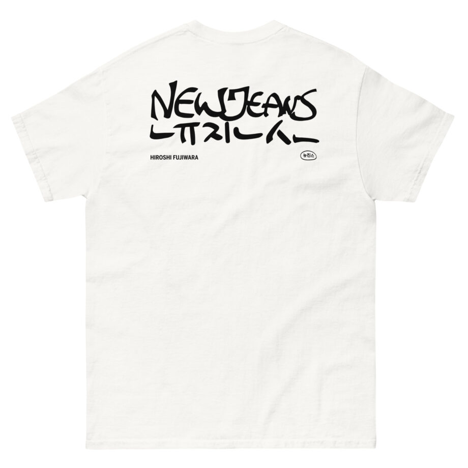 NewJeans x Hiroshi Fujiwara Coller Unisex classic tee
