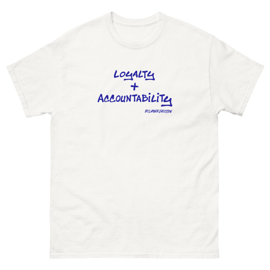 The Prodigy Loyalty + Accountability Unisex classic tee