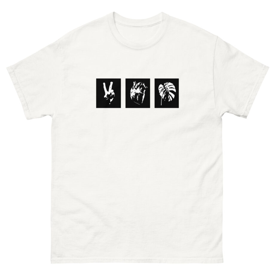 Mumbo Jumbo Peace, Love and Heavy Metal Unisex classic tee