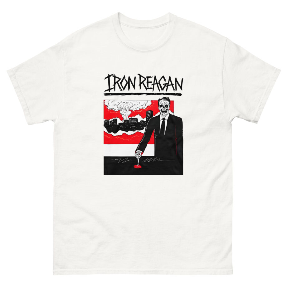 Iron Reagan Finger On The Button Unisex classic tee