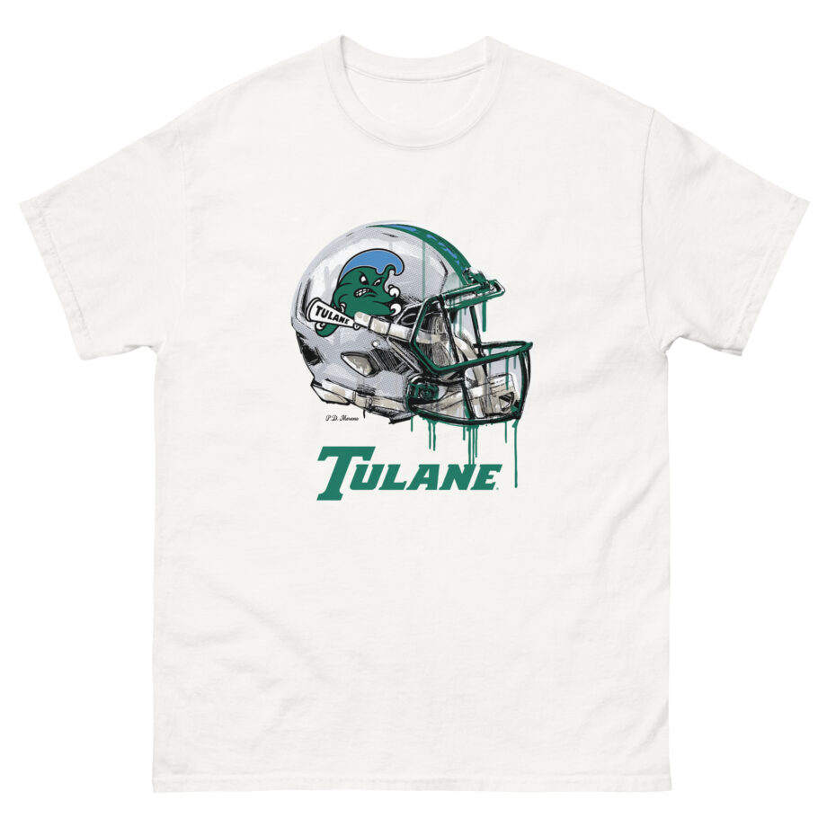 Tulane Football Helmet Unisex classic tee