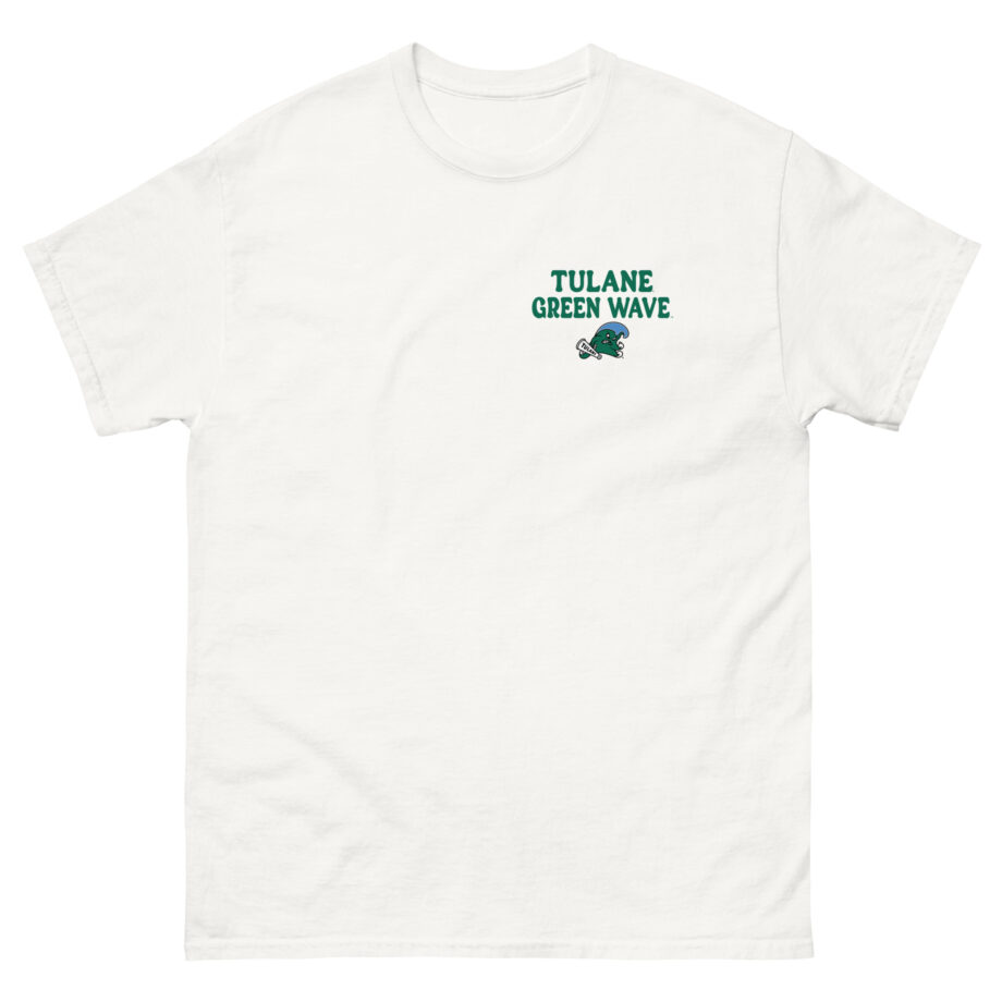 Tulane Checkered Mascot Unisex classic tee