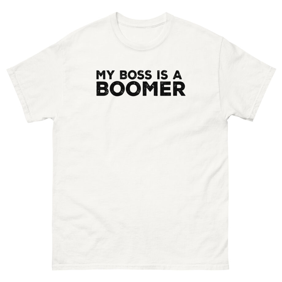 Kat Timpf My Boss is a Boomer Unisex classic tee