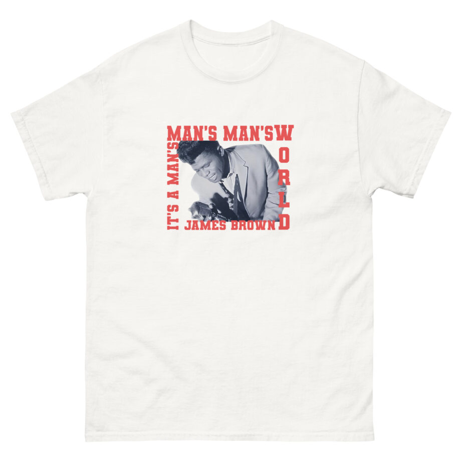 James Brown It's a Man's World Square Unisex classic tee