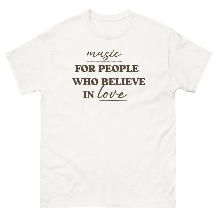 Joe Jonas Music for People Who Believe in Love Unisex classic tee