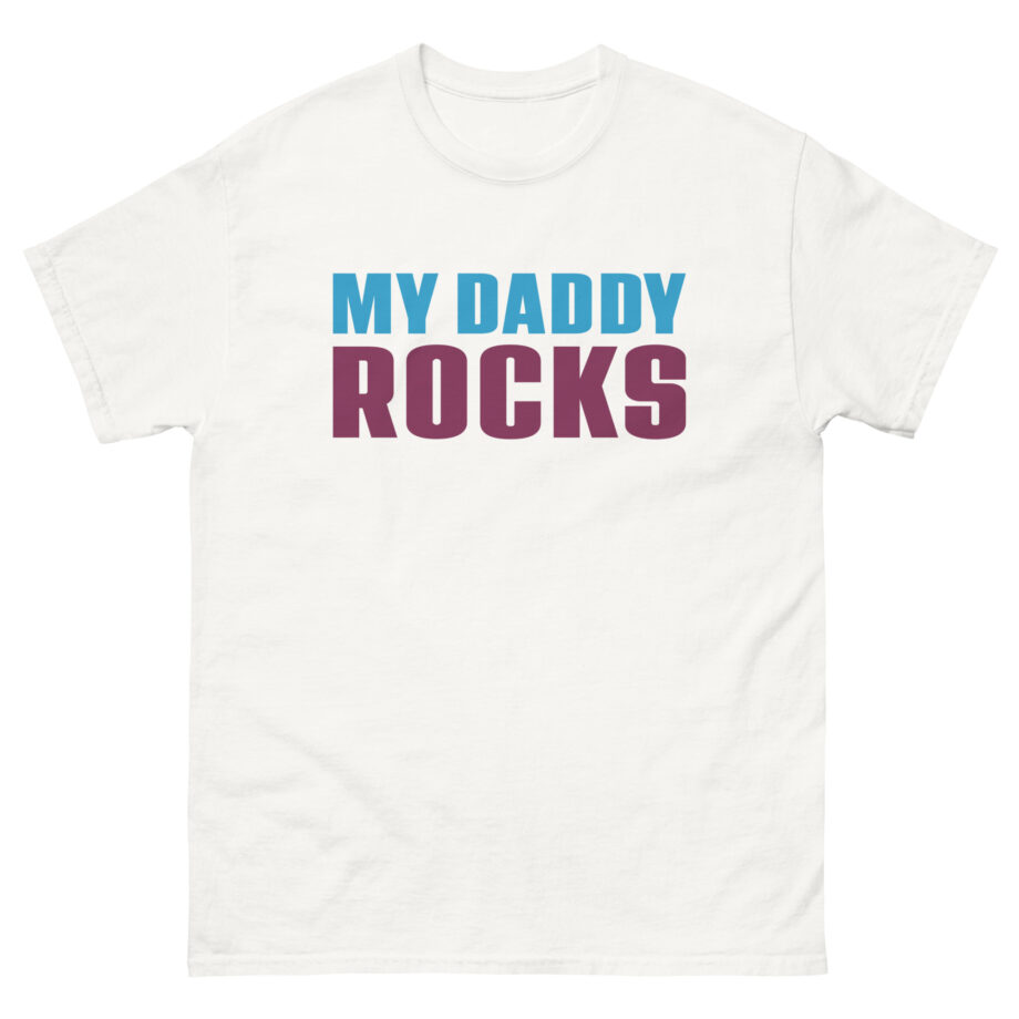 JLS My Daddy Rocks Unisex classic tee