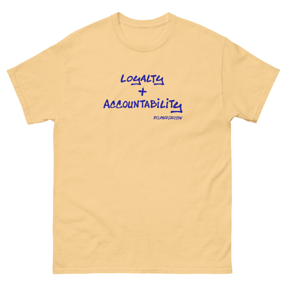 The Prodigy Loyalty + Accountability Unisex classic tee