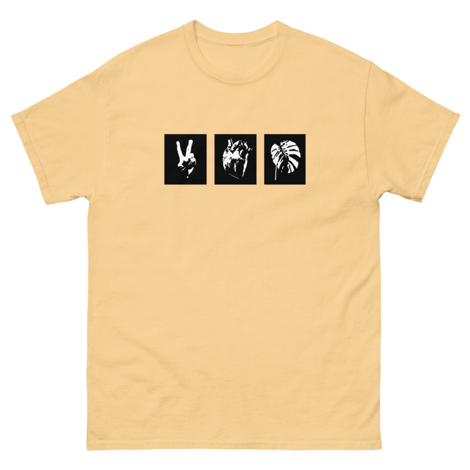 Mumbo Jumbo Peace, Love and Heavy Metal Unisex classic tee
