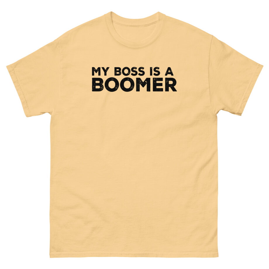 Kat Timpf My Boss is a Boomer Unisex classic tee