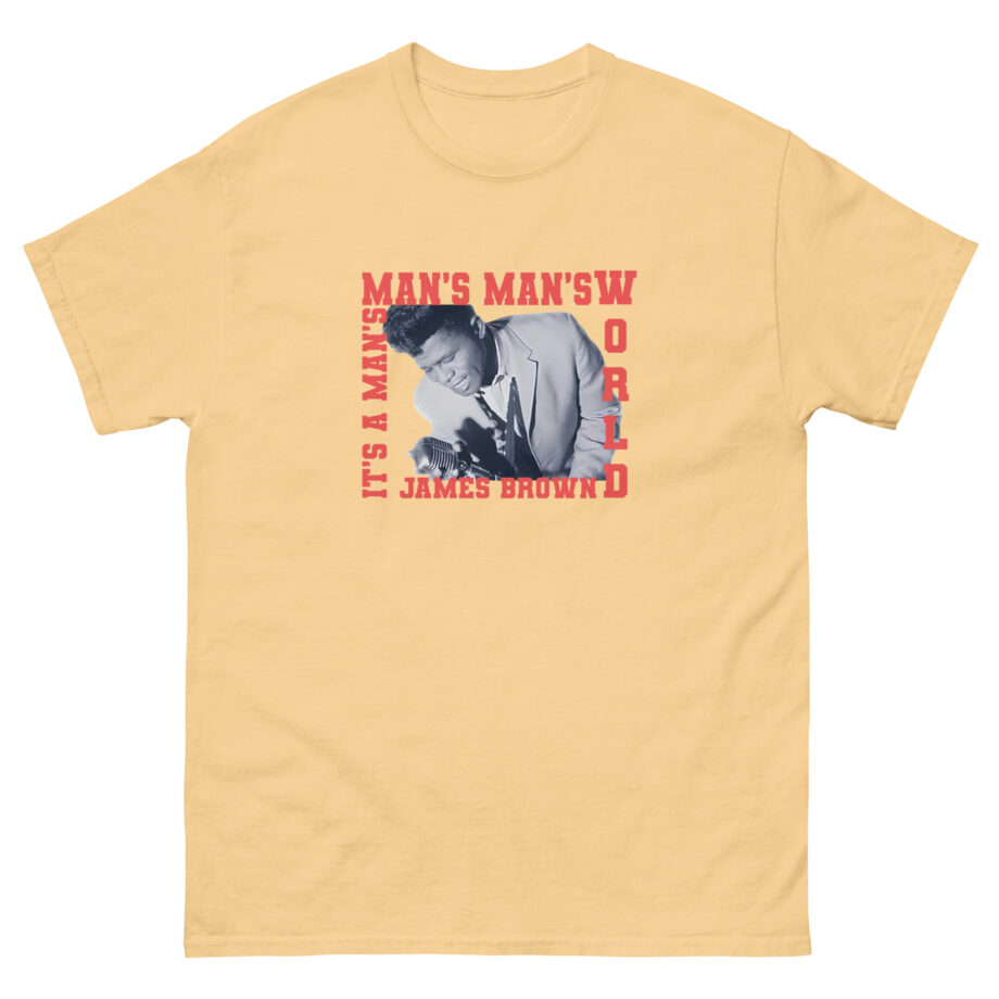 James Brown It's a Man's World Square Unisex classic tee